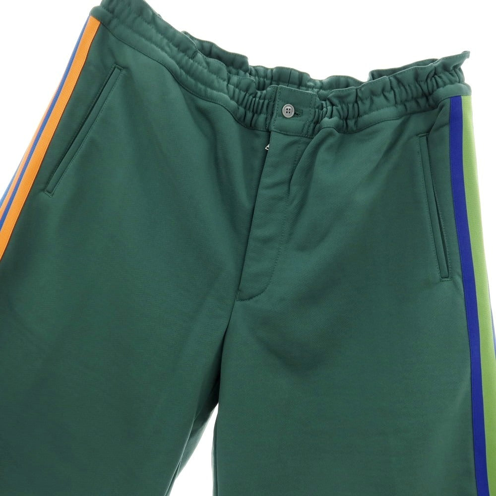 【中古】コムデギャルソン オムドゥ COMME des GARCONS HOMME DEUX 2025年春夏 ポリエステルコットン ジャージ ショートパンツ グリーン【サイズL】【 状態ランクA 】【 メンズ 】 [DPD]