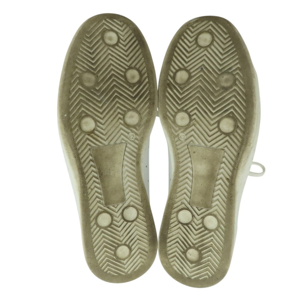 【中古】マテス Mates レザー スニーカー ホワイト【 27 】【 状態ランクC 】【 メンズ 】