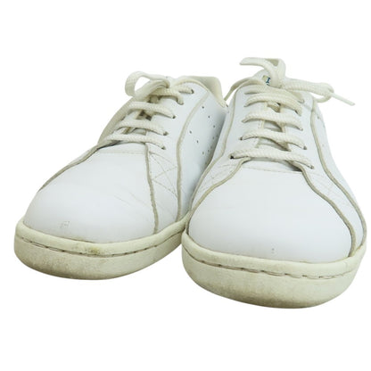 【中古】マテス Mates レザー スニーカー ホワイト【 27 】【 状態ランクC 】【 メンズ 】