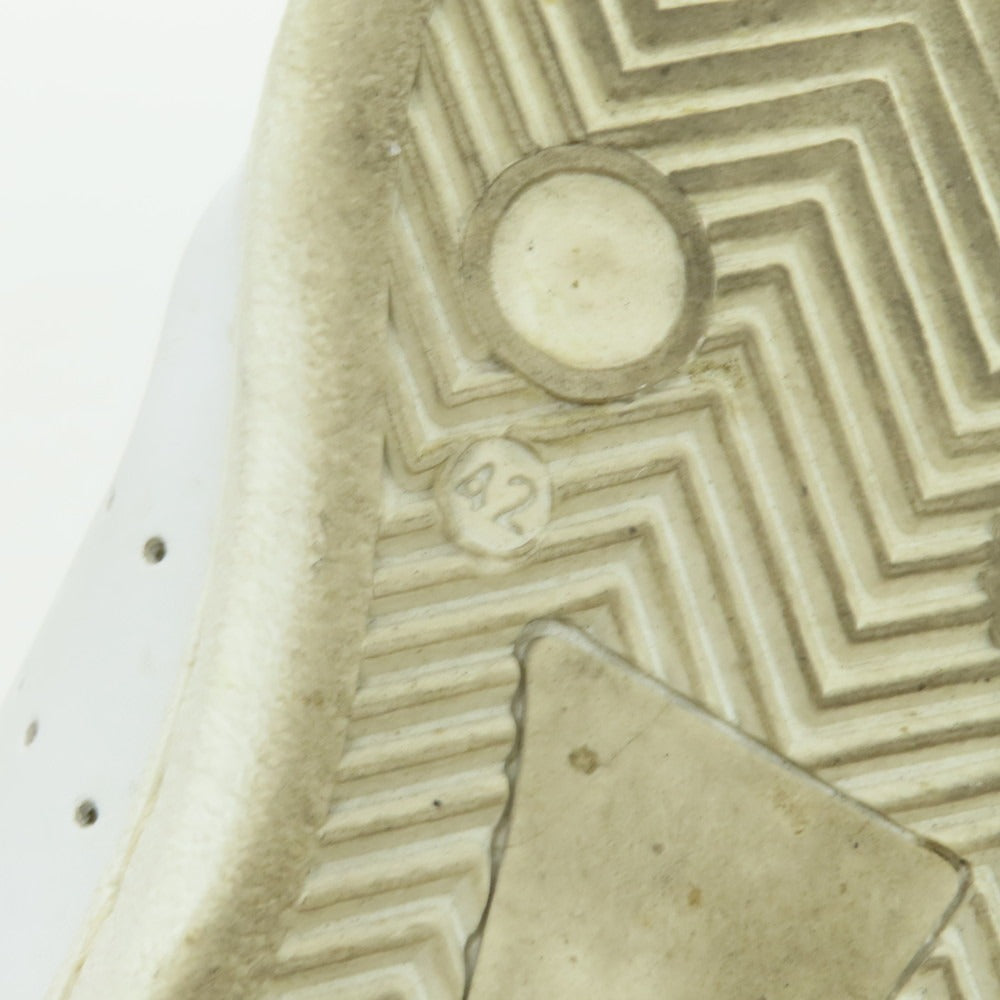 【中古】マテス Mates レザー スニーカー ホワイト【 27 】【 状態ランクC 】【 メンズ 】