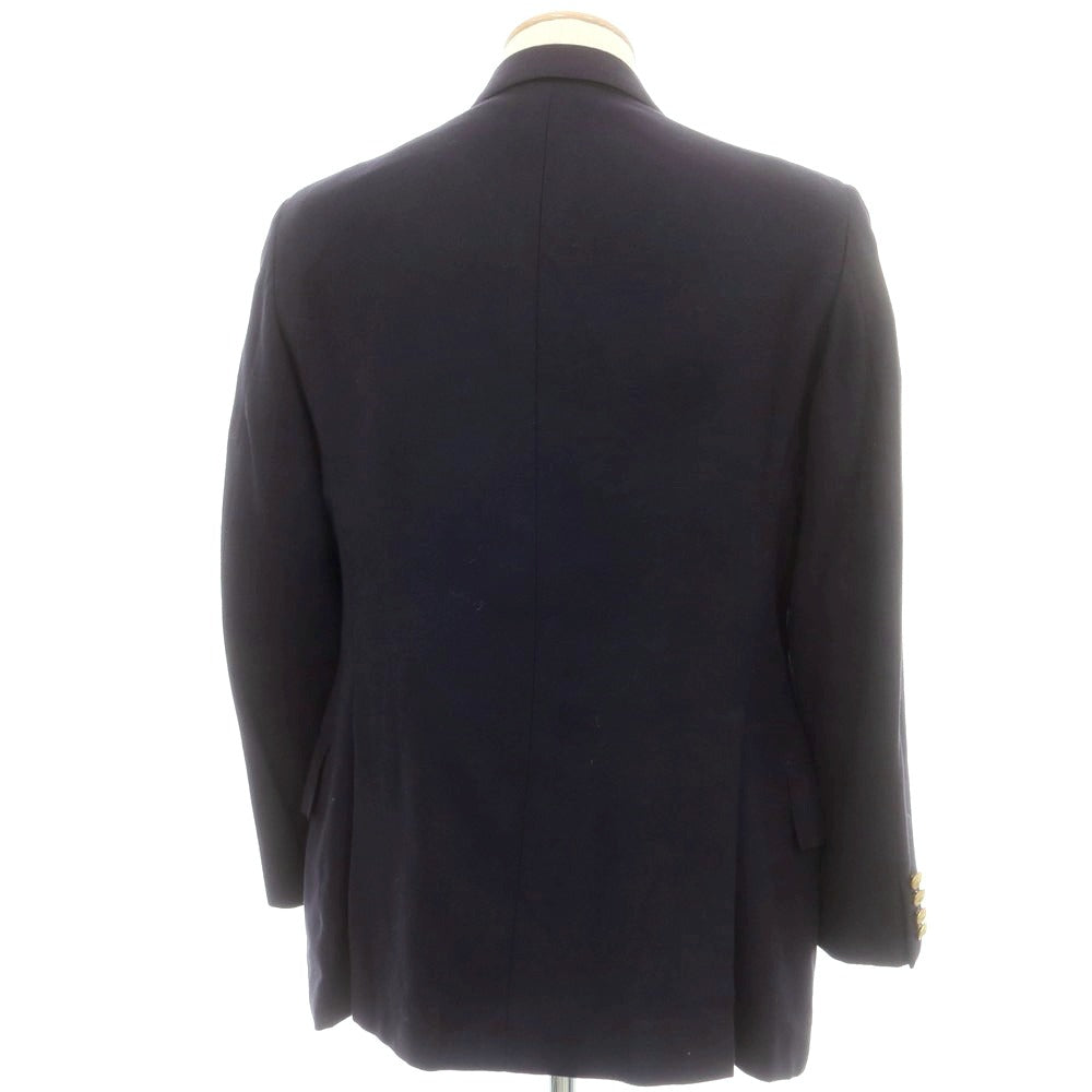 【中古】ポロ ラルフローレン Polo Ralph Lauren ウール ダブル テーラードジャケット ネイビー【 180-99-91 】【 状態ランクC 】【 メンズ 】
