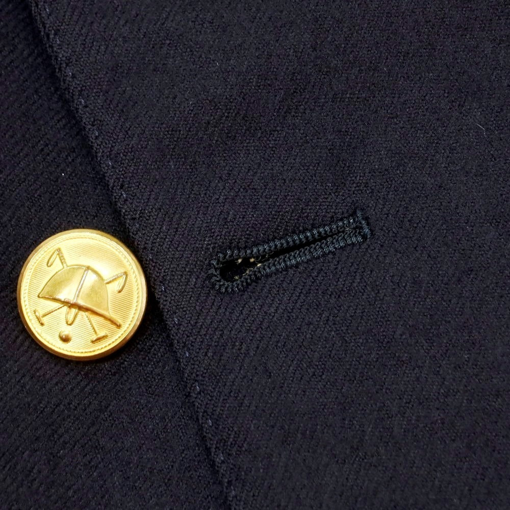 【中古】ポロ ラルフローレン Polo Ralph Lauren ウール ダブル テーラードジャケット ネイビー【 180-99-91 】【 状態ランクC 】【 メンズ 】