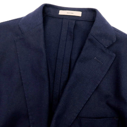 【中古】ボリオリ BOGLIOLI DOVER シルク 3B テーラードジャケット ネイビー【 48 】【 状態ランクC 】【 メンズ 】