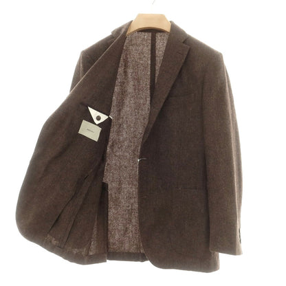 【中古】ボリオリ BOGLIOLI DOVER ウール テーラードジャケット ブラウン【 48 】【 状態ランクC 】【 メンズ 】