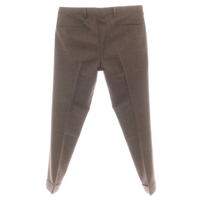 【中古】ジェルマーノ GERMANO ストレッチウール ドレススラックスパンツ ブラウン系【 48 】【 状態ランクB 】【 メンズ 】