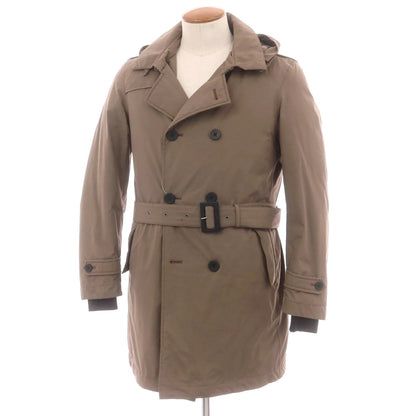 【中古】ヘルノ Herno Laminar GORE-TEX ダブルブレスト ダウンコート ブラウン【 46 】【 状態ランクC 】【 メンズ 】