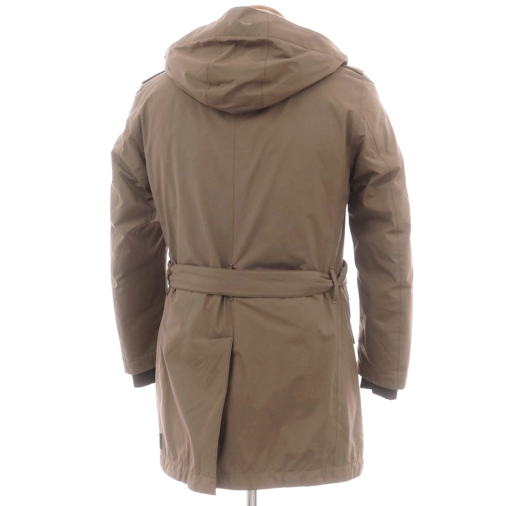 【中古】ヘルノ Herno Laminar GORE-TEX ダブルブレスト ダウンコート ブラウン【 46 】【 状態ランクC 】【 メンズ 】