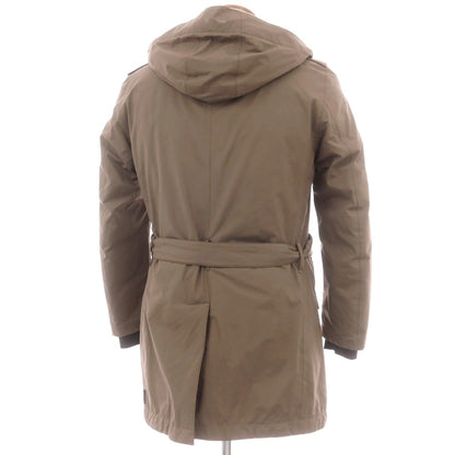 【中古】ヘルノ Herno Laminar GORE-TEX ダブルブレスト ダウンコート ブラウン【 46 】【 状態ランクC 】【 メンズ 】