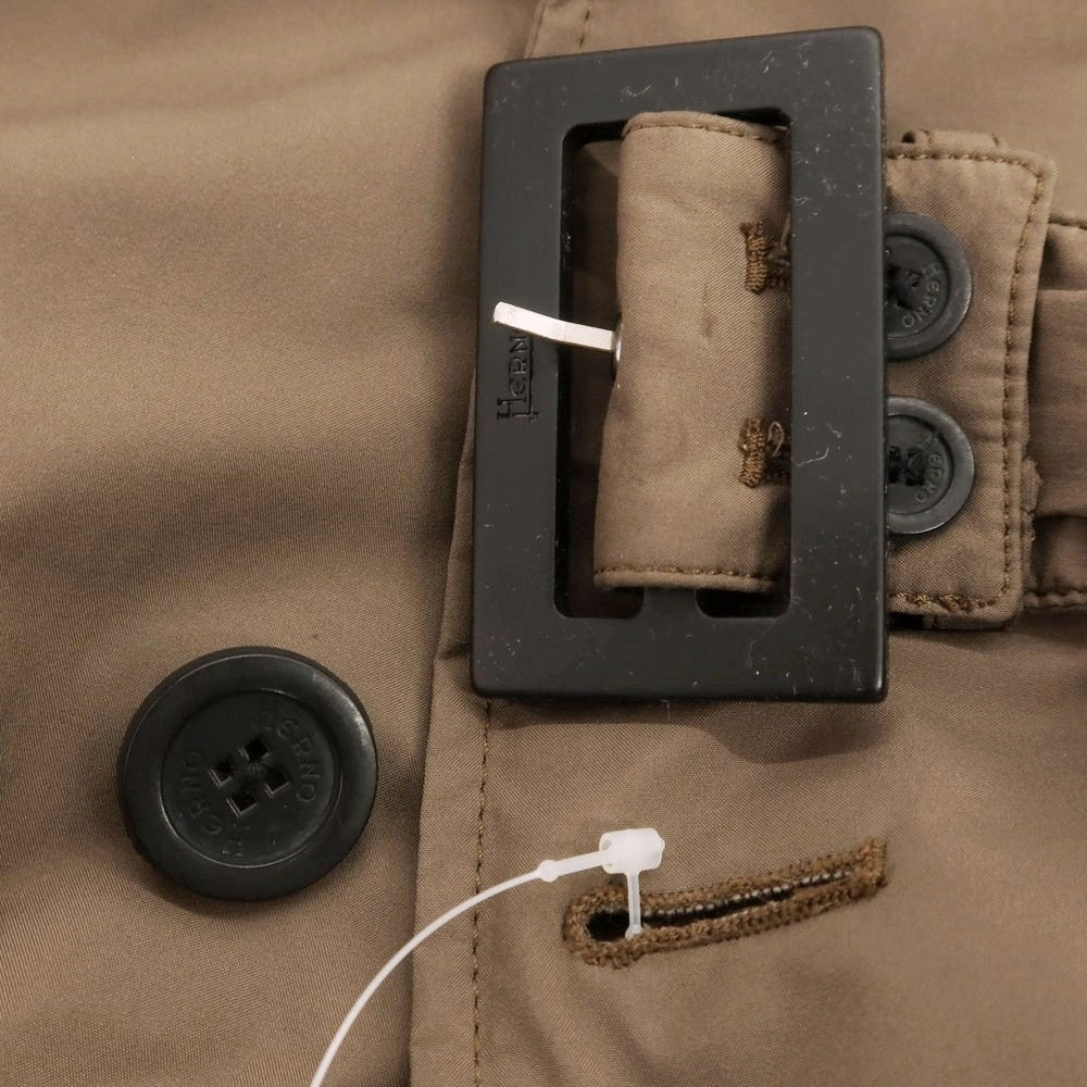 【中古】ヘルノ Herno Laminar GORE-TEX ダブルブレスト ダウンコート ブラウン【 46 】【 状態ランクC 】【 メンズ 】