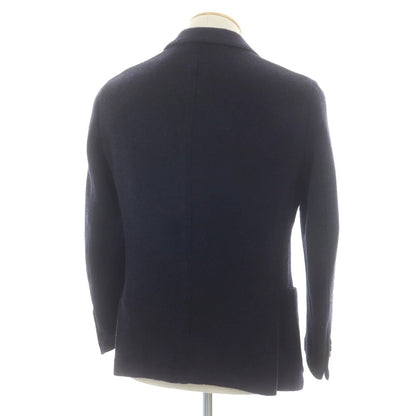 【中古】ラルディーニ LARDINI ウールナイロン テーラードジャケット ネイビー【 44 】【 状態ランクC 】【 メンズ 】