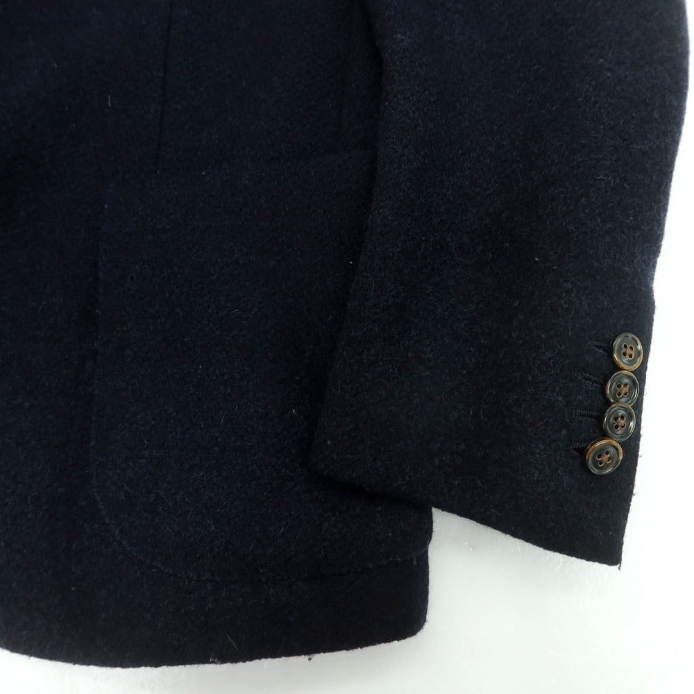 【中古】ラルディーニ LARDINI ウールナイロン テーラードジャケット ネイビー【 44 】【 状態ランクC 】【 メンズ 】