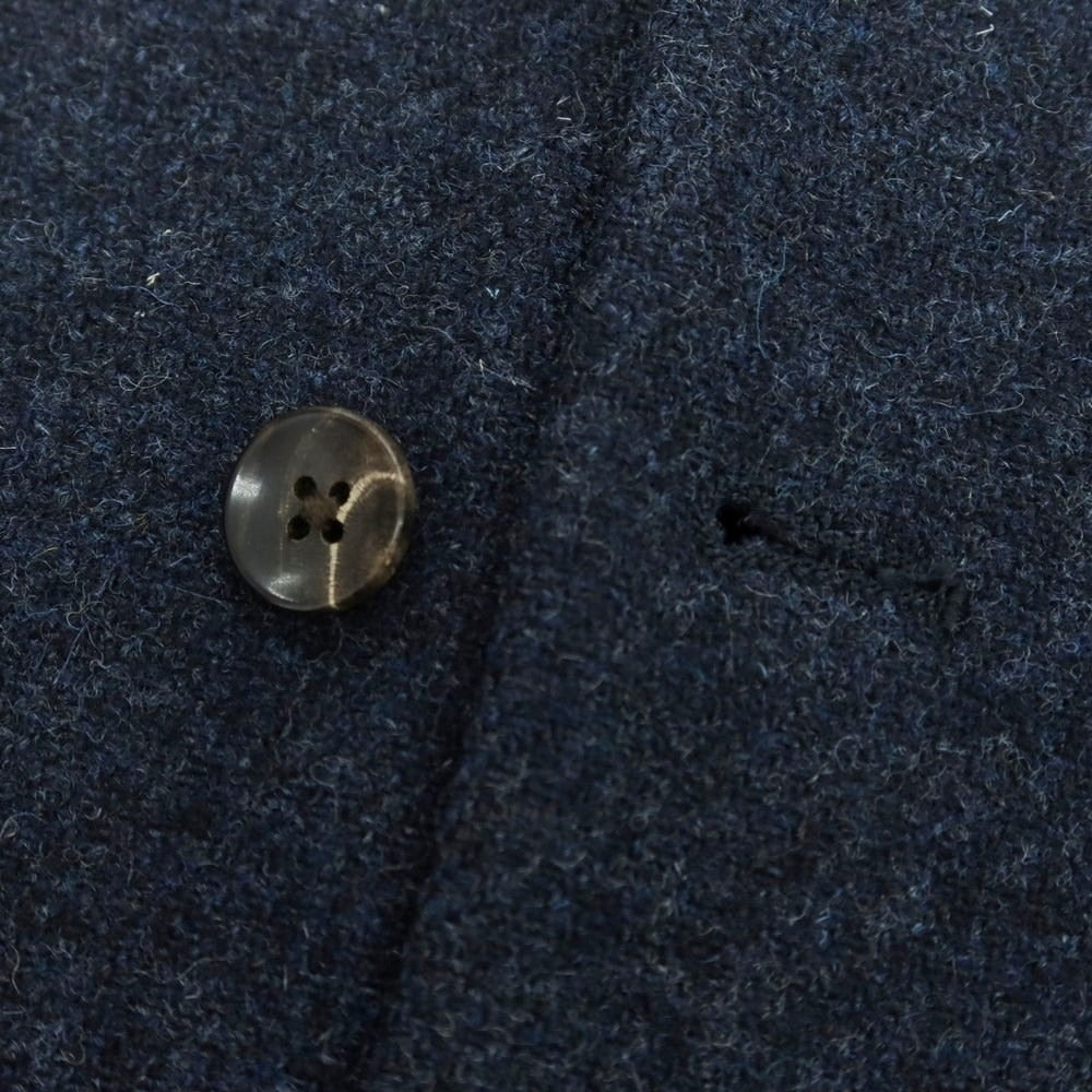 【中古】ラルディーニ LARDINI ツイードウール ドレス系ジレ ネイビー【 44 】【 状態ランクC 】【 メンズ 】