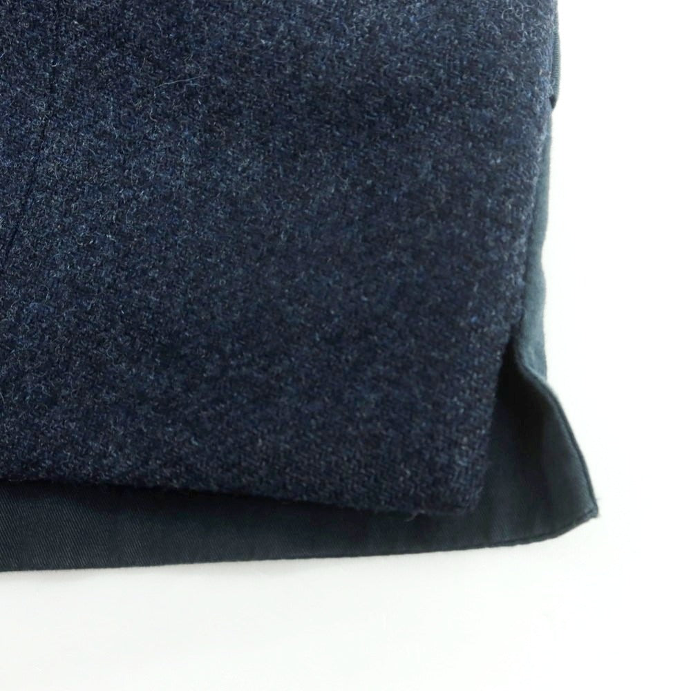 【中古】ラルディーニ LARDINI ツイードウール ドレス系ジレ ネイビー【 44 】【 状態ランクC 】【 メンズ 】