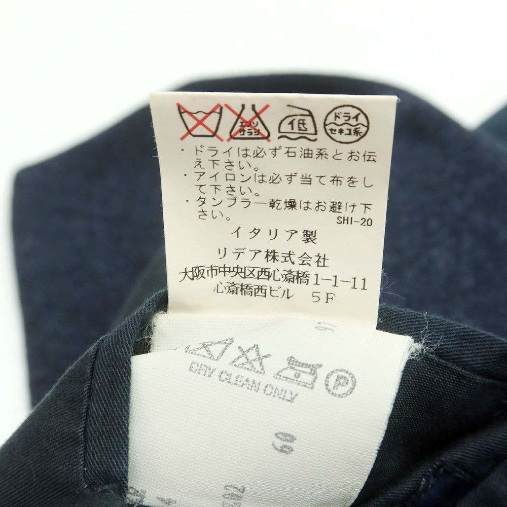 【中古】ラルディーニ LARDINI ツイードウール ドレス系ジレ ネイビー【 44 】【 状態ランクC 】【 メンズ 】