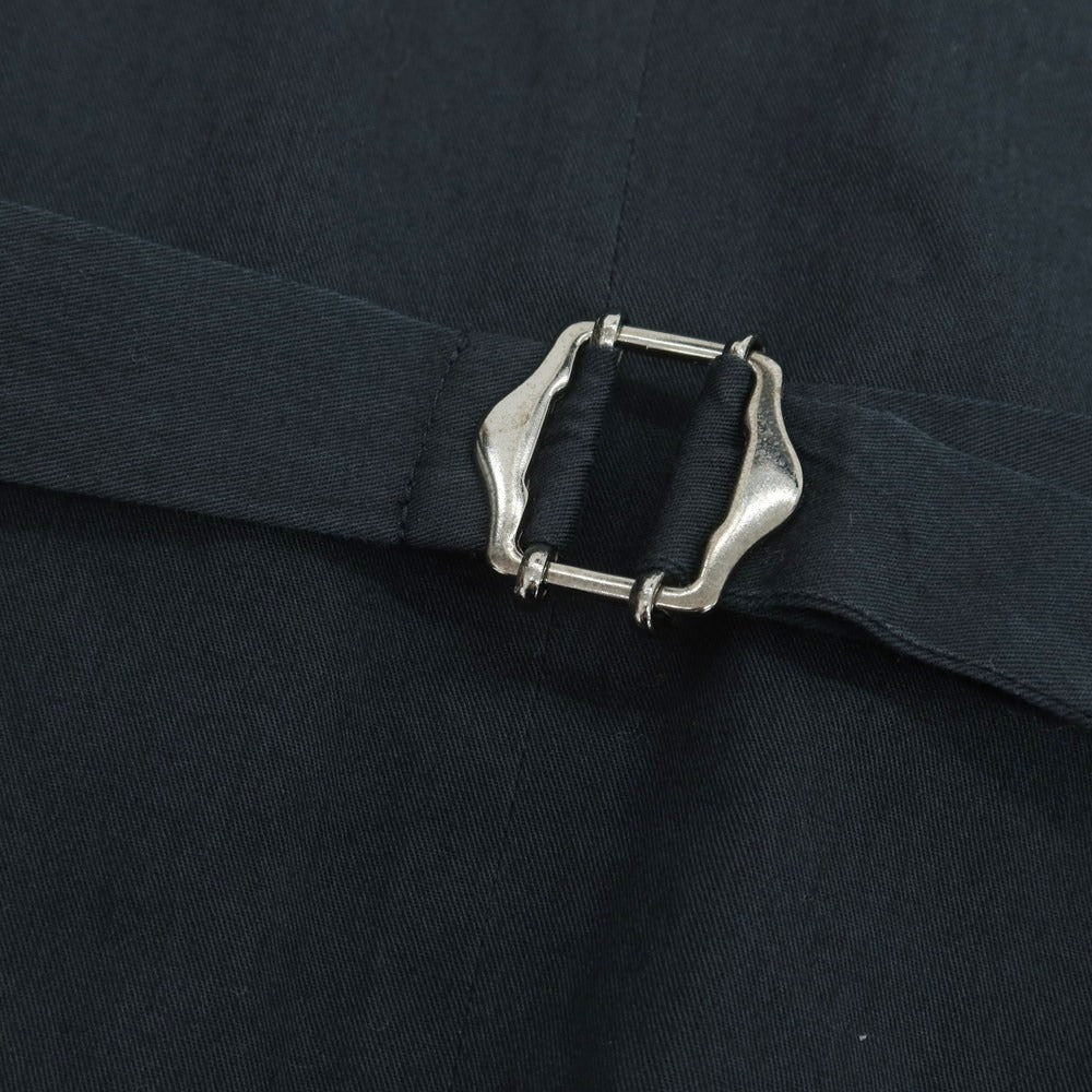 【中古】ラルディーニ LARDINI ウール チェック ドレス系ジレ ネイビー【 44 】【 状態ランクC 】【 メンズ 】