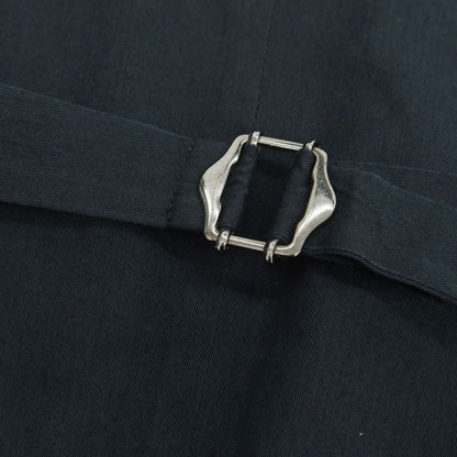 【中古】ラルディーニ LARDINI ウール チェック ドレス系ジレ ネイビー【 44 】【 状態ランクC 】【 メンズ 】