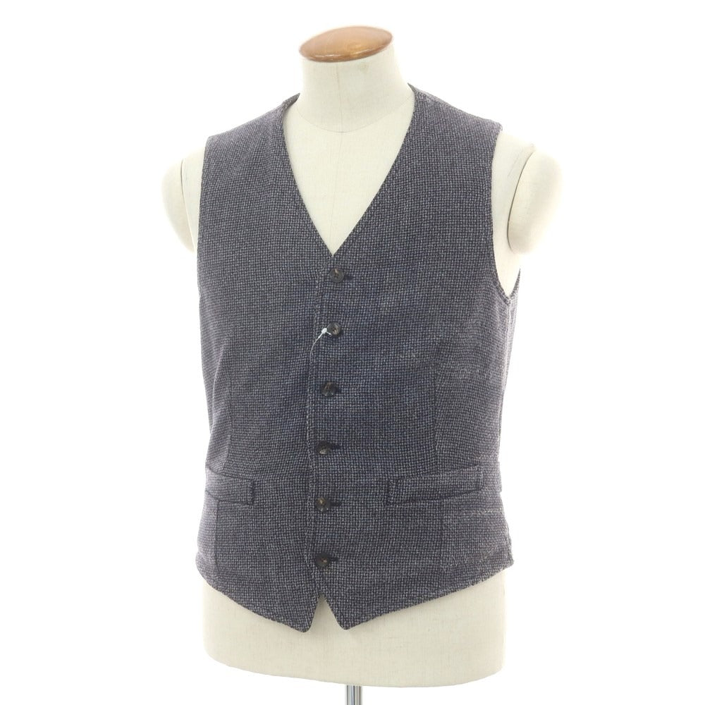 【中古】ラルディーニ LARDINI ウールポリエステル カジュアル系ジレ ブルーグレー【 46 】【 状態ランクC 】【 メンズ 】