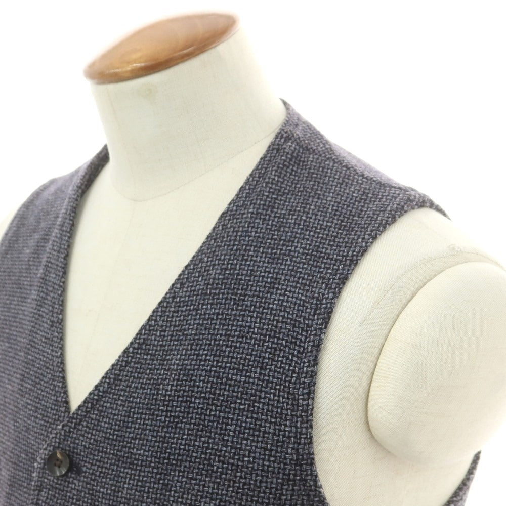 【中古】ラルディーニ LARDINI ウールポリエステル カジュアル系ジレ ブルーグレー【 46 】【 状態ランクC 】【 メンズ 】