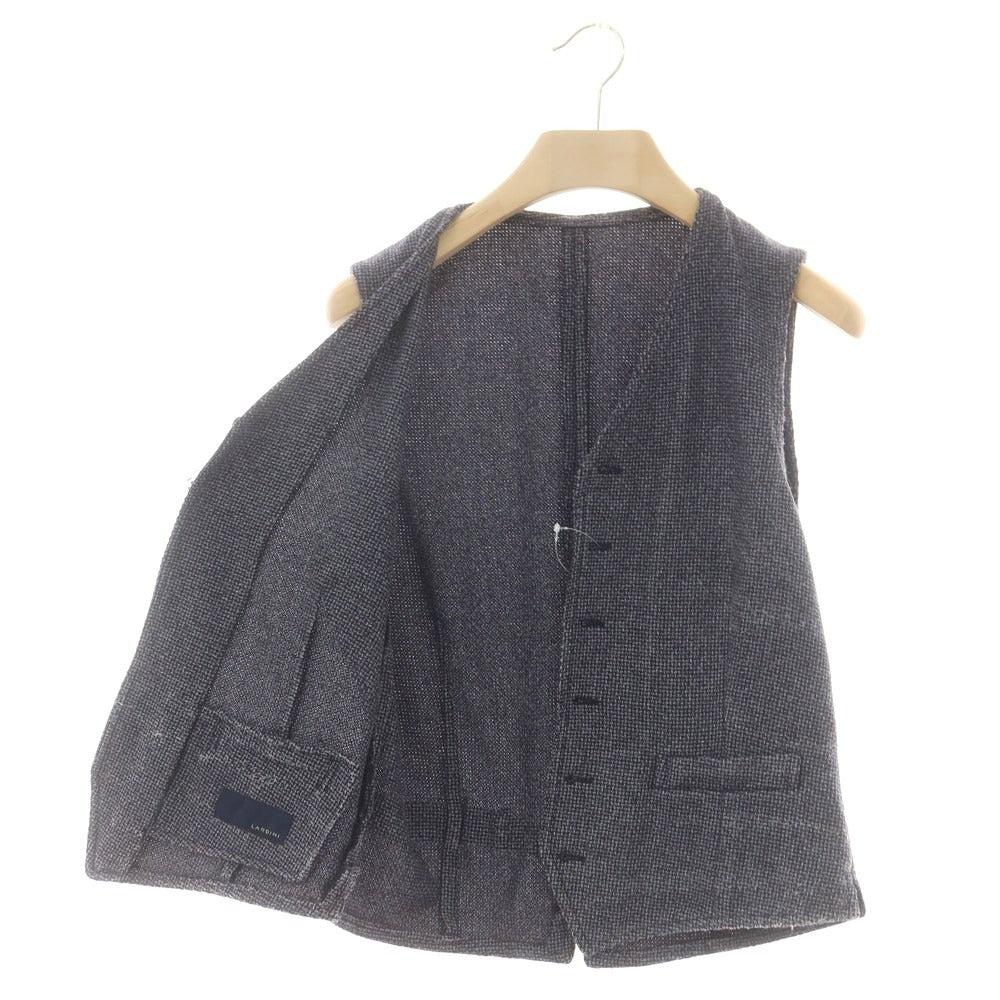 【中古】ラルディーニ LARDINI ウールポリエステル カジュアル系ジレ ブルーグレー【 46 】【 状態ランクC 】【 メンズ 】