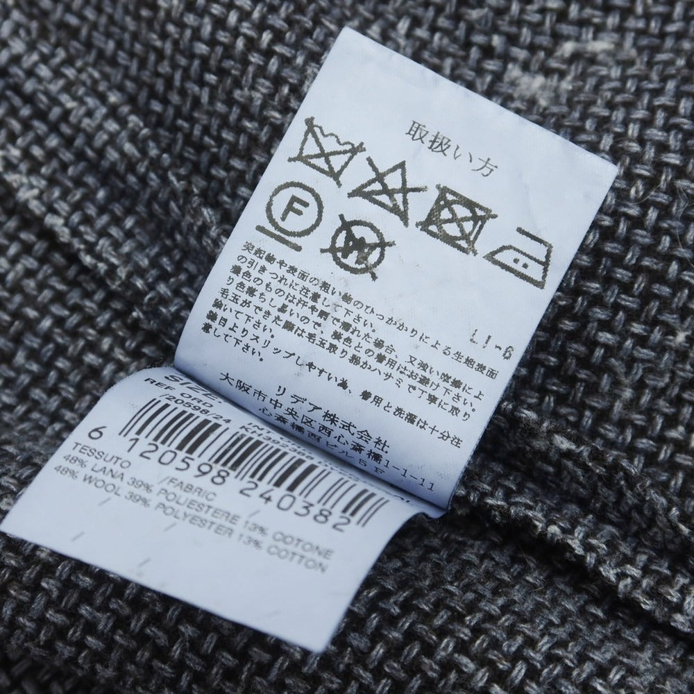 【中古】ラルディーニ LARDINI ウールポリエステル カジュアル系ジレ ブルーグレー【 46 】【 状態ランクC 】【 メンズ 】
