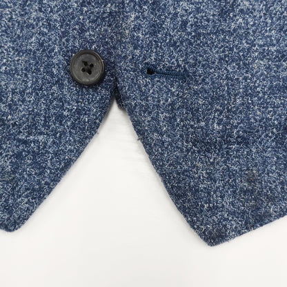 【中古】ラルディーニ LARDINI ウールナイロン カジュアル系ジレ ネイビー【 46 】【 状態ランクD 】【 メンズ 】