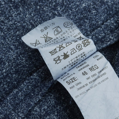 【中古】ラルディーニ LARDINI ウールナイロン カジュアル系ジレ ネイビー【 46 】【 状態ランクD 】【 メンズ 】