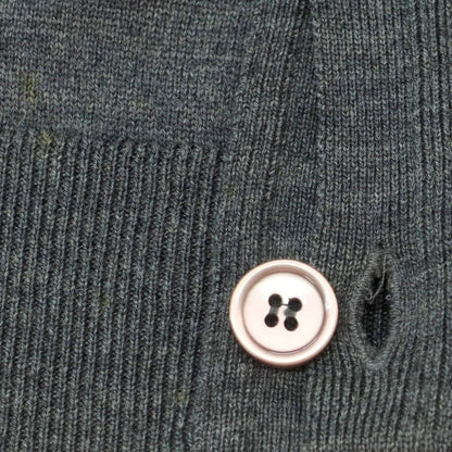 【中古】ジョンスメドレー JOHN SMEDLEY ハイゲージ ウール カーディガン ダークグレー【 S 】【 状態ランクC 】【 メンズ 】