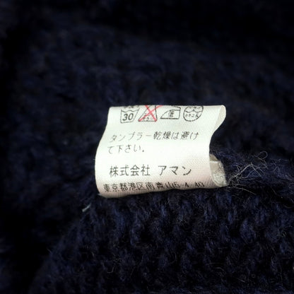 【中古】アルテア Altea ウール タートルネック プルオーバーニット ブラウンxネイビー【 S 】【 状態ランクB 】【 メンズ 】