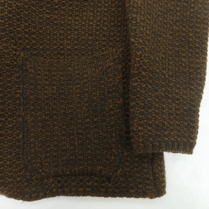 【中古】ドルモア DRUMOHR ミドルゲージウール ニットジャケット ブラウン【 44 】【 状態ランクB 】【 メンズ 】