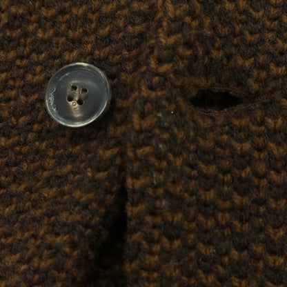 【中古】ドルモア DRUMOHR ミドルゲージウール ニットジャケット ブラウン【 44 】【 状態ランクB 】【 メンズ 】