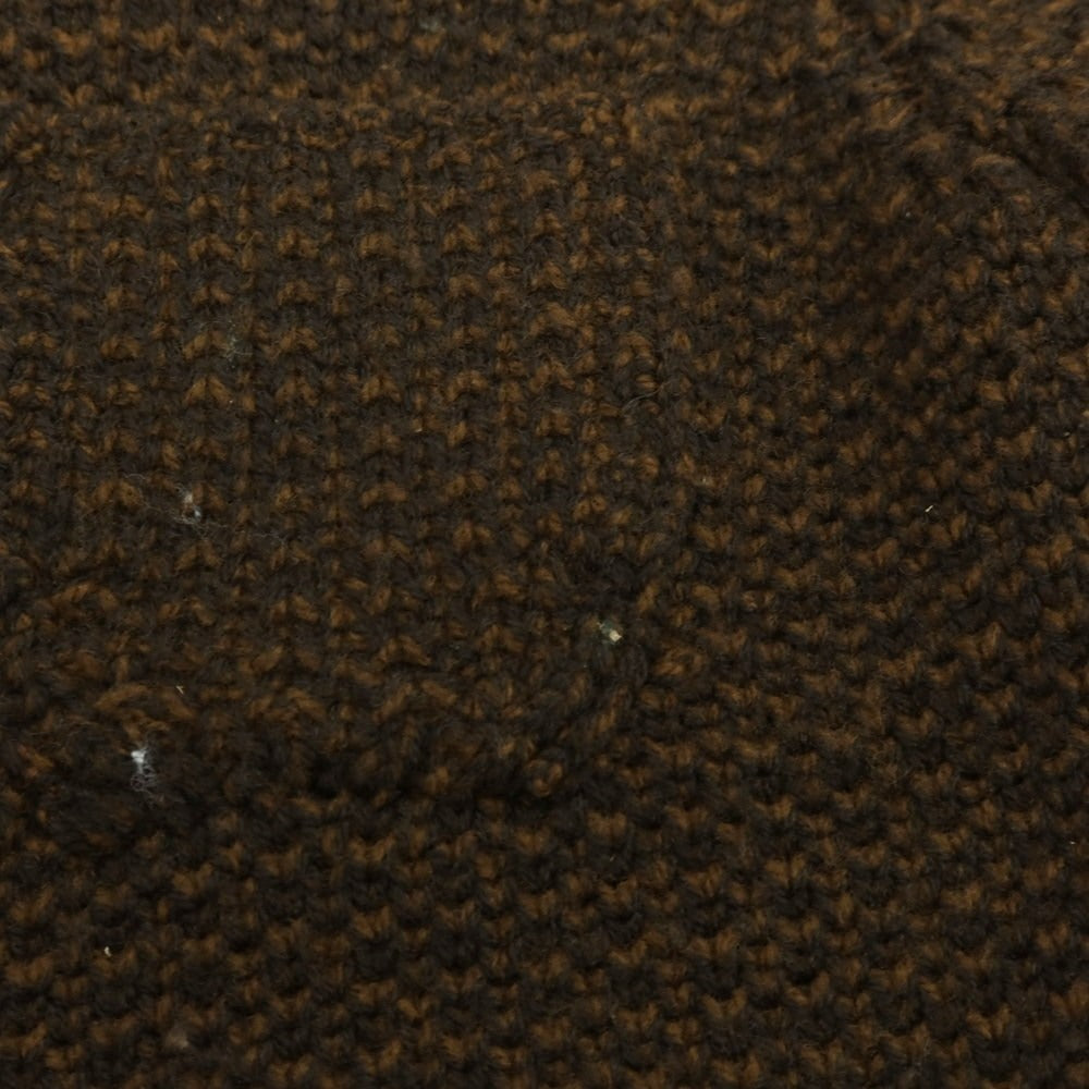 【中古】ドルモア DRUMOHR ミドルゲージウール ニットジャケット ブラウン【 44 】【 状態ランクB 】【 メンズ 】