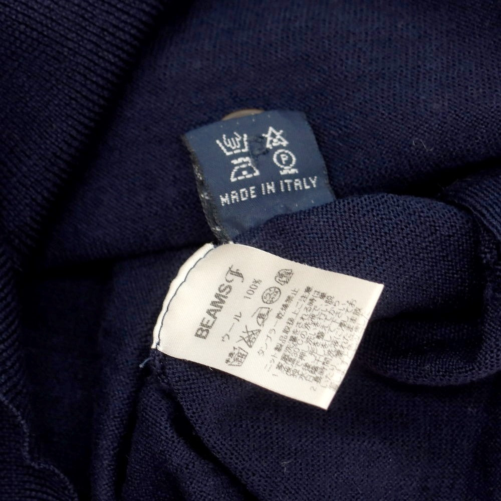 【中古】ドルモア DRUMOHR ハイゲージ ウール ニットベスト ネイビー【 48 】【 状態ランクC 】【 メンズ 】