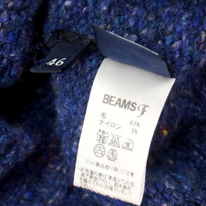 【中古】ドルモア DRUMOHR ウールナイロン クルーネック プルオーバーニット ブルー【 46 】【 状態ランクC 】【 メンズ 】