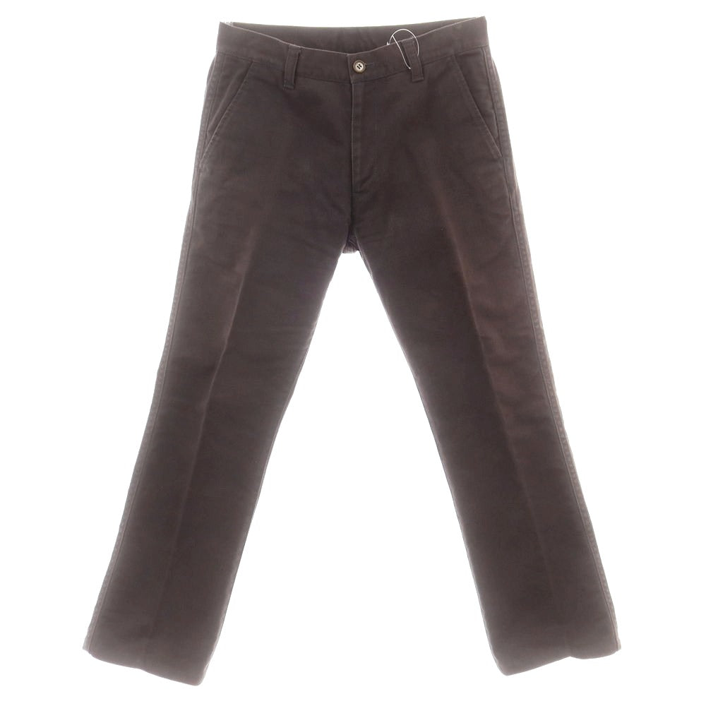【中古】コムデギャルソンオム COMME des GARCONS HOMME ツイルコットン ワークパンツ グレイッシュブラウン【サイズM】【 状態ランクC 】【 メンズ 】 [CPD]