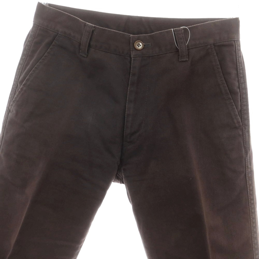 【中古】コムデギャルソンオム COMME des GARCONS HOMME ツイルコットン ワークパンツ グレイッシュブラウン【サイズM】【 状態ランクC 】【 メンズ 】 [CPD]