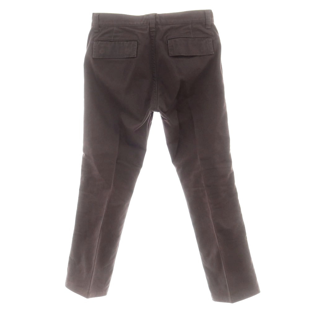 【中古】コムデギャルソンオム COMME des GARCONS HOMME ツイルコットン ワークパンツ グレイッシュブラウン【サイズM】【 状態ランクC 】【 メンズ 】 [CPD]