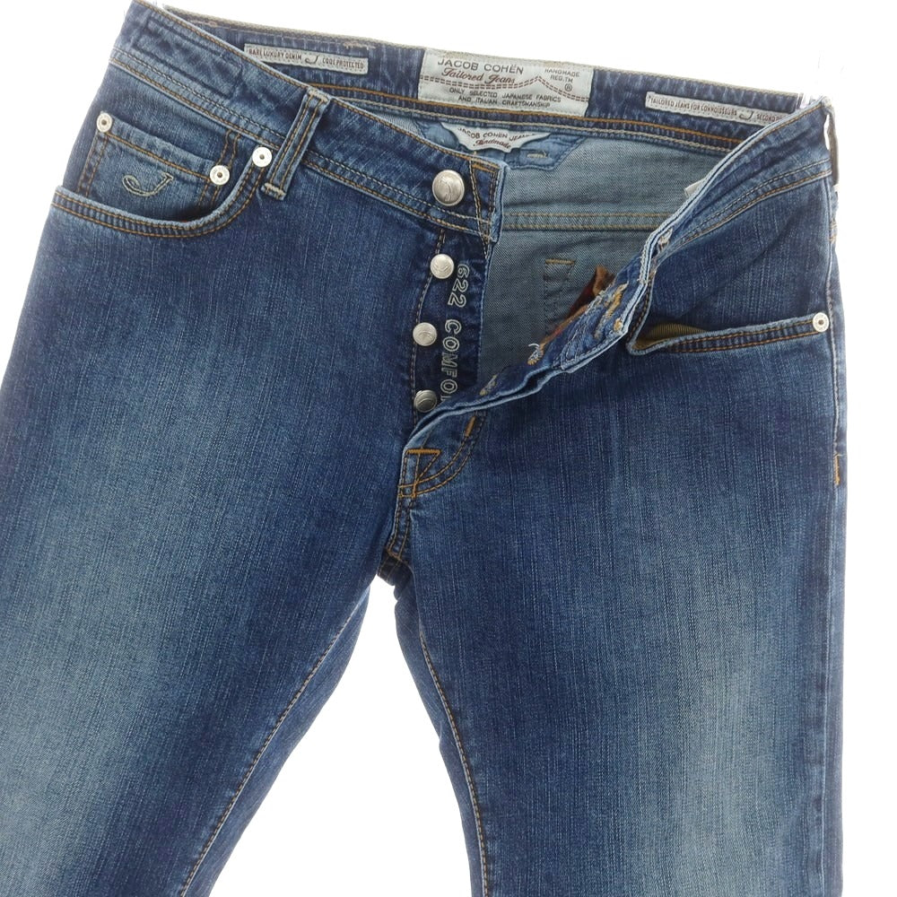 【中古】ヤコブコーエン JACOB COHEN PW622COMFORT ストレッチ デニムパンツ ネイビー【 33 】【 状態ランクB 】【 メンズ 】