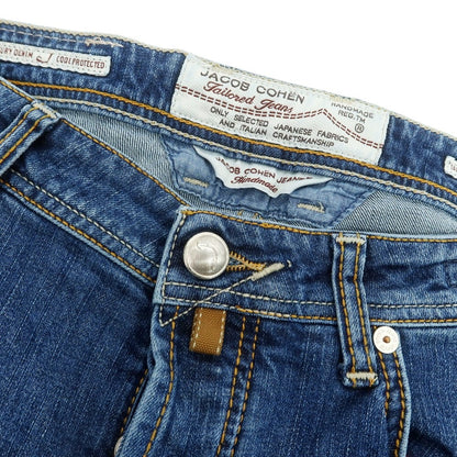 【中古】ヤコブコーエン JACOB COHEN PW622COMFORT ストレッチ デニムパンツ ネイビー【 33 】【 状態ランクB 】【 メンズ 】