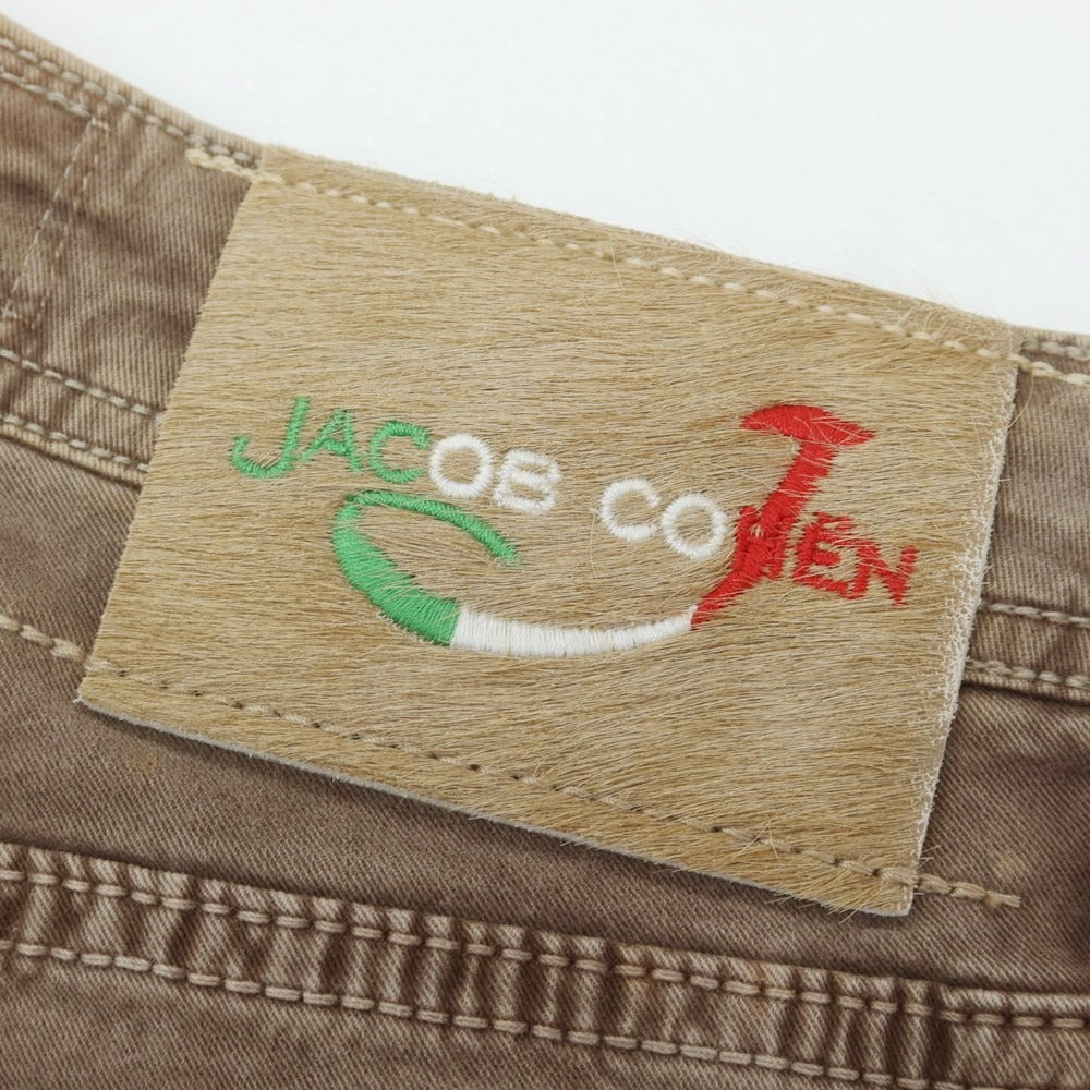 【中古】ヤコブコーエン JACOB COHEN PW622COMFORT ストレッチコットン 5ポケットパンツ ブラウン【 32 】【 状態ランクB 】【 メンズ 】