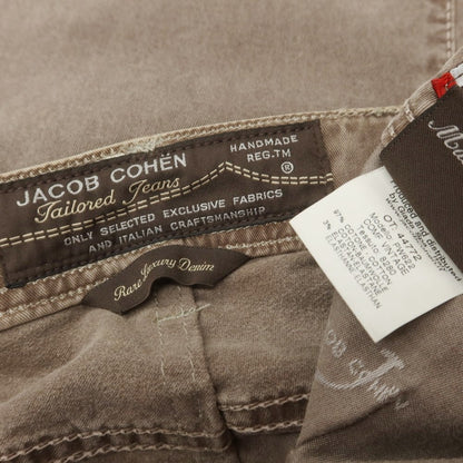 【中古】ヤコブコーエン JACOB COHEN PW622COMFORT ストレッチコットン 5ポケットパンツ ブラウン【 32 】【 状態ランクB 】【 メンズ 】