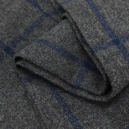 【中古】ジーティーアー G.T.A ウール チェック ドレススラックスパンツ ダークグレーxネイビー【 46 】【 状態ランクB 】【 メンズ 】