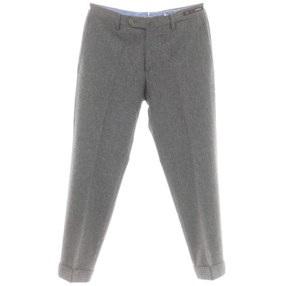 【中古】ピーティーゼロウーノ PT01 ウール ドレススラックスパンツ グレー【 46 】【 状態ランクD 】【 メンズ 】