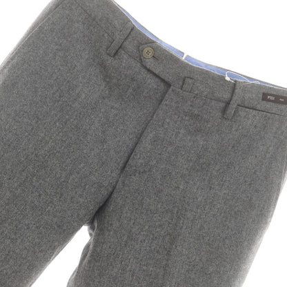 【中古】ピーティーゼロウーノ PT01 ウール ドレススラックスパンツ グレー【 46 】【 状態ランクD 】【 メンズ 】