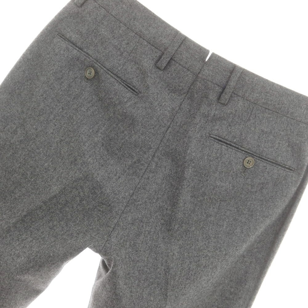 【中古】ピーティーゼロウーノ PT01 ウール ドレススラックスパンツ グレー【 46 】【 状態ランクD 】【 メンズ 】