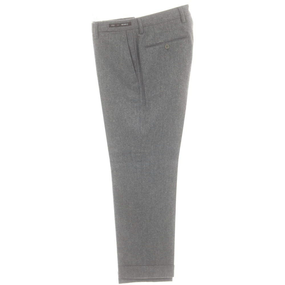 【中古】ピーティーゼロウーノ PT01 ウール ドレススラックスパンツ グレー【 46 】【 状態ランクD 】【 メンズ 】