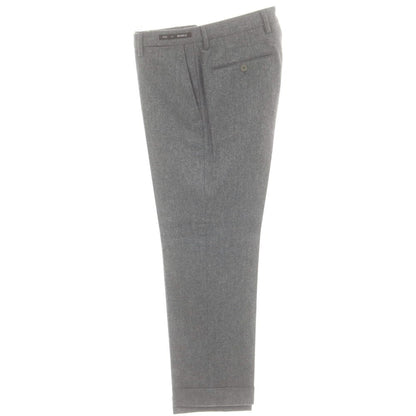 【中古】ピーティーゼロウーノ PT01 ウール ドレススラックスパンツ グレー【 46 】【 状態ランクD 】【 メンズ 】