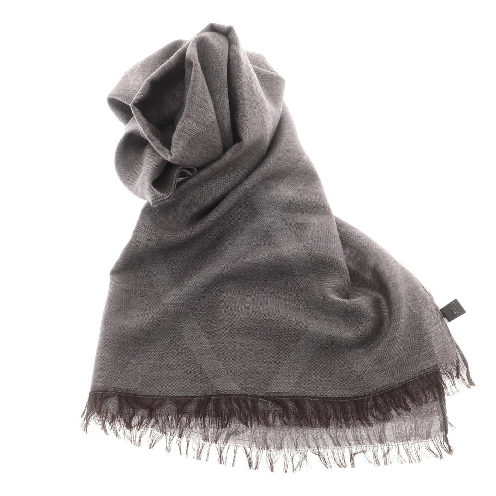 【中古】バランタイン BALLANTYNE ウールシルク ストール グレー系【 状態ランクC 】【 メンズ 】