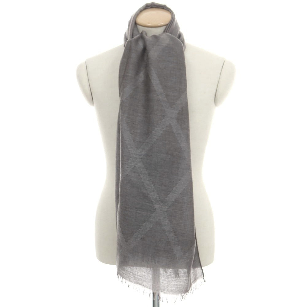 【中古】バランタイン BALLANTYNE ウールシルク ストール グレー系【 状態ランクC 】【 メンズ 】