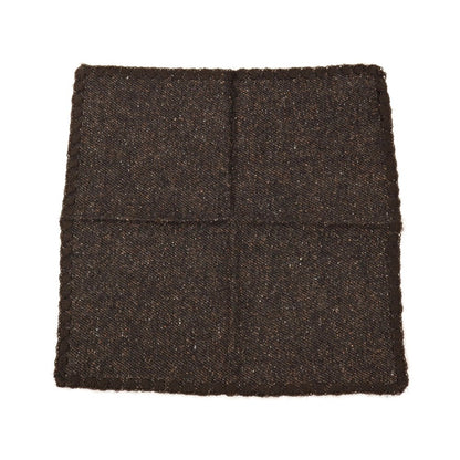 【中古】アーディーアンドシー AD&amp;C 1956 ウールシルク ポケットチーフ ブラウン【 状態ランクB 】【 メンズ 】