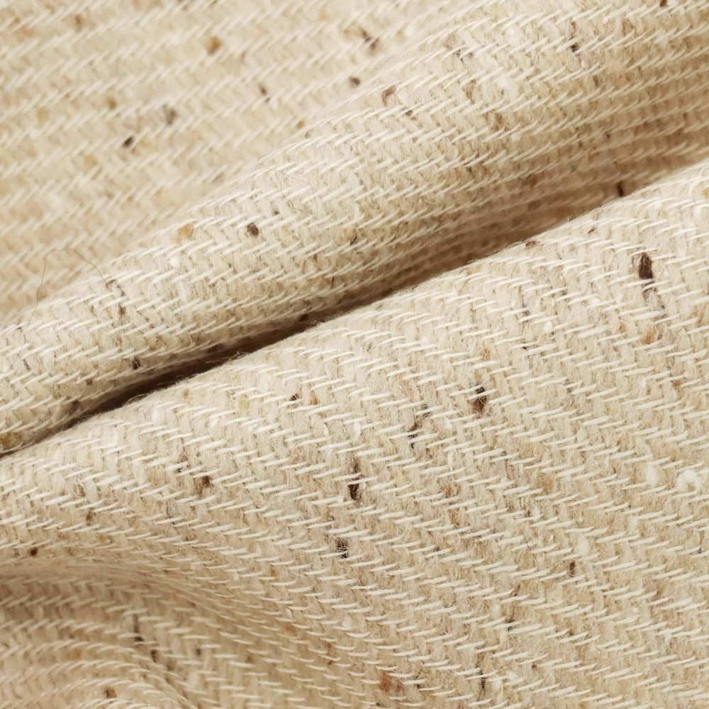 【中古】アーディーアンドシー AD&amp;C 1956 ウールシルク ポケットチーフ ベージュ【 状態ランクB 】【 メンズ 】